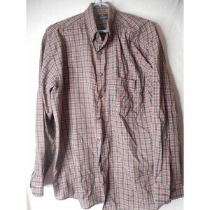 Puritan Blue Plaid Cotton blend Long sleeve Shirt